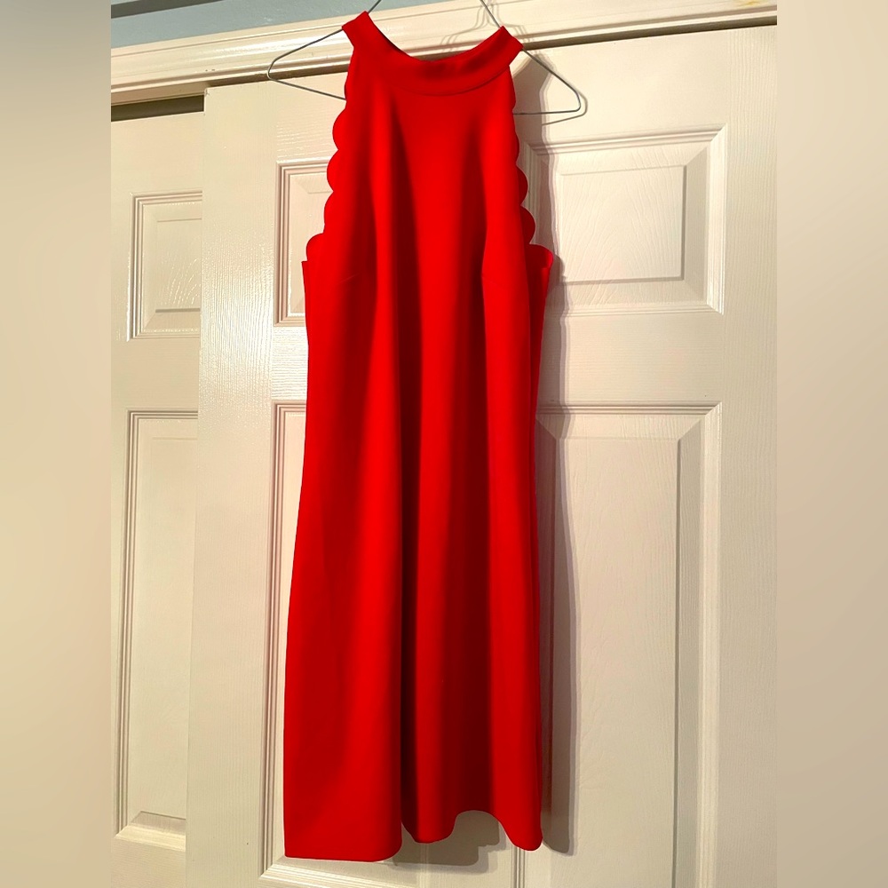 Like new red dress.